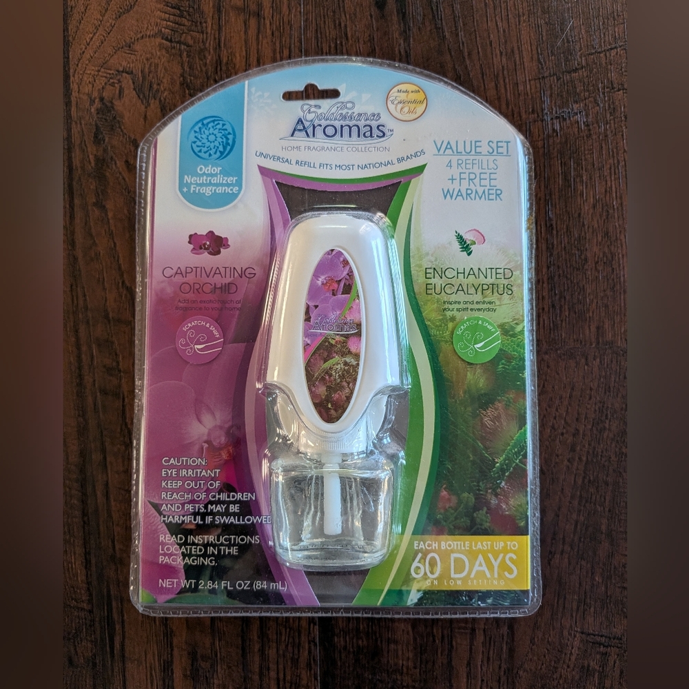 NEW GOLDESSENCE AROMAS HOME FRAGRANCE CAPTIVATING ORCHID & ENCHANTED EUCALYPTUS